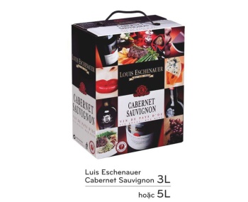 Rượu vang bịch Pháp Louis Eschenauer Cabernet Sauvignon 5L