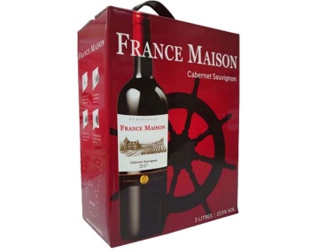 Rượu Vang bịch Pháp France Maison 3 lít
