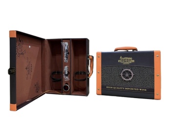 Hộp đựng Rượu Vang bằng Da loại 2 chai
