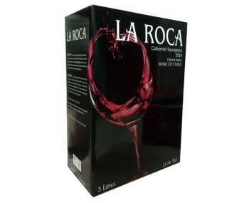 Rượu vang bịch Chile La Roca 3 Lít