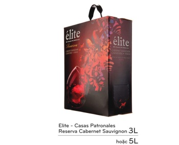 Rượu vang bịch Chile Elite – Casas Patronales Reserva Cabernet Sauvignon 5L