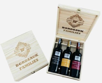 Set hộp quà tặng rượu vang Gillot Francis + túi kèm theo