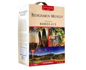 Rượu vang bịch Pháp Benjamin Mendy