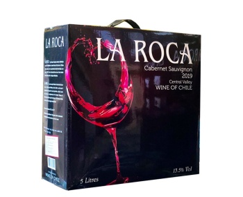 Rượu vang bịch Chile La Roca 5 Lít