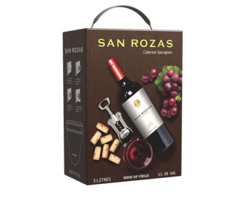 Rượu vang bịch Chile San Rozas 3 lít