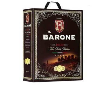 Rượu vang bịch IL Barone Rosso 3 lít