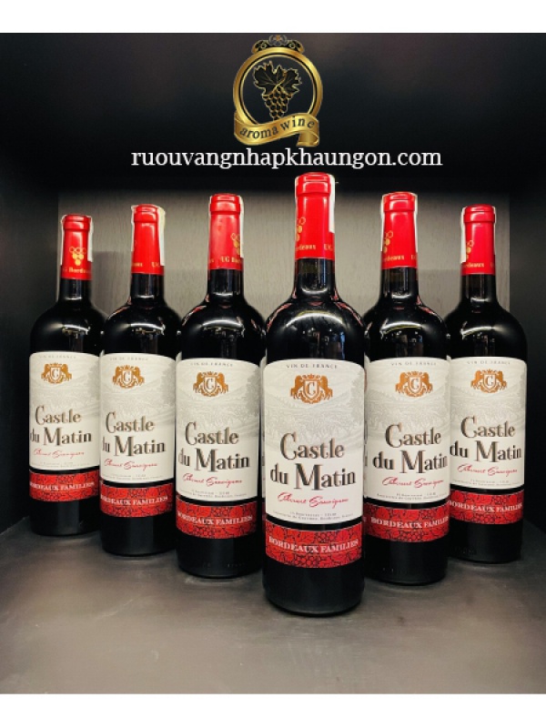 RƯỢU VANG ĐỎ CASTLE DU MATIN 750ML (13,5%)