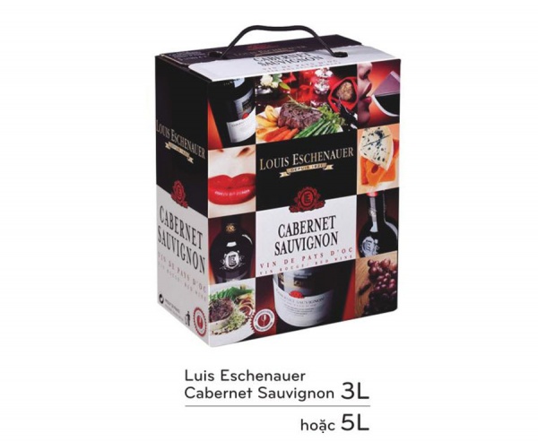 Rượu vang Louis Eschenauer Cabernet Sauvignon 5L