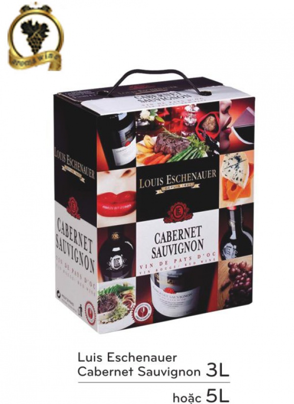 Rượu vang Louis Eschenauer Cabernet Sauvignon 3L
