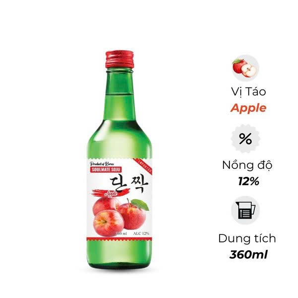 SOULMATE SOJU (Apple-Táo)