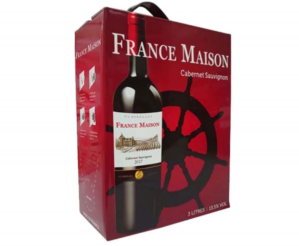 Rượu Vang bịch Pháp France Maison 3 lít