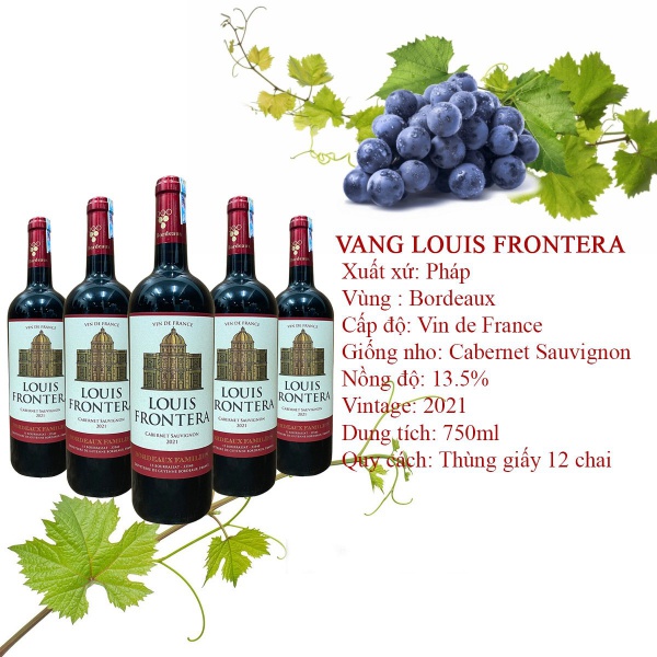 Rượu vang LOUIS FRONTERA CABERNET SAUVIGNON