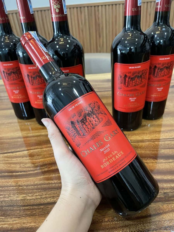 Rượu Vang Pháp CHALES GARY MERLOT