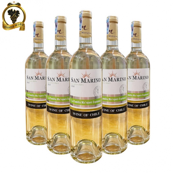 RƯỢU VANG SAN MARINO SAUVIGNON BLANC 750ML (12,5%)