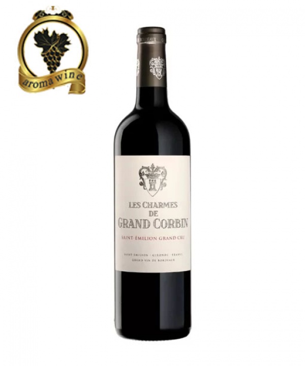 Rượu vang Les Charmes de Grand Corbin Saint-Emilion Grand Cru 2015 (13,5)