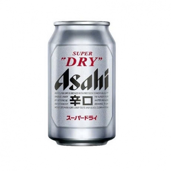 Bia Asahi Super Dry - lon 330ml