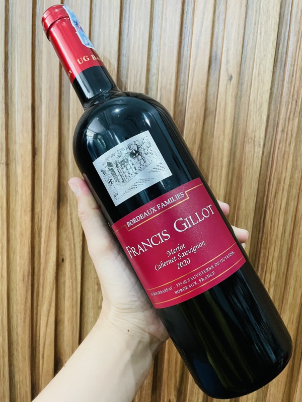 Rượu Vang Pháp FRANCIS GILLOT MERLOT CABERNET SAUVIGNON              