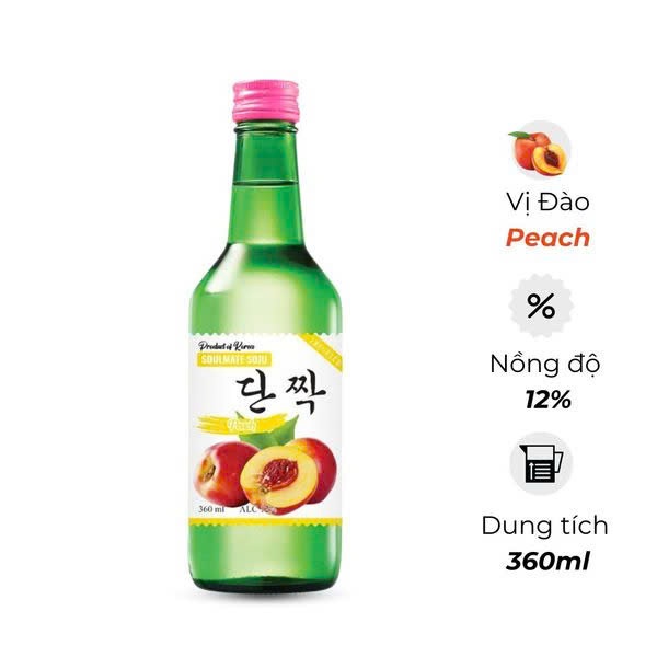 SOULMATE SOJU (PEACH - Đào)